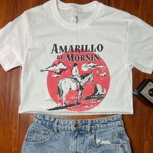 Amarillo by morning crop top